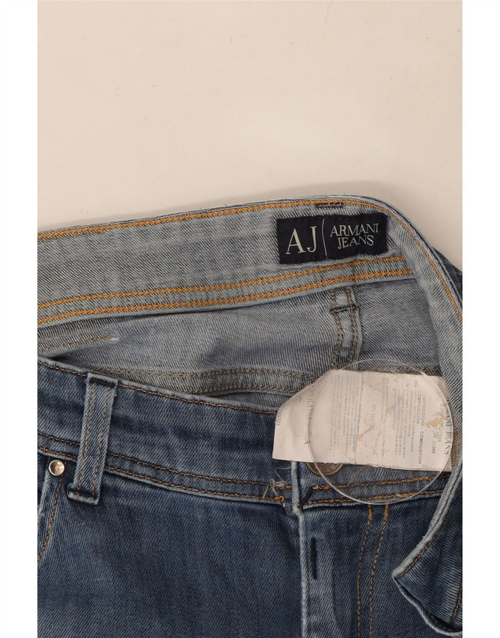 ARMANI Dame Slim Jeans W31 L34 Blå Bomuld