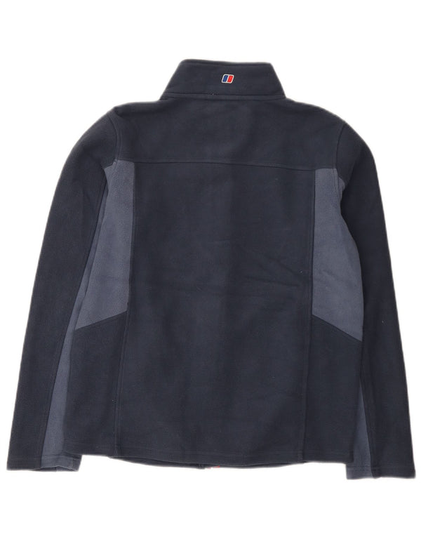 Berghaus Boys Fleecejakke 12-13 år Navy Blue Colourblock Polyester