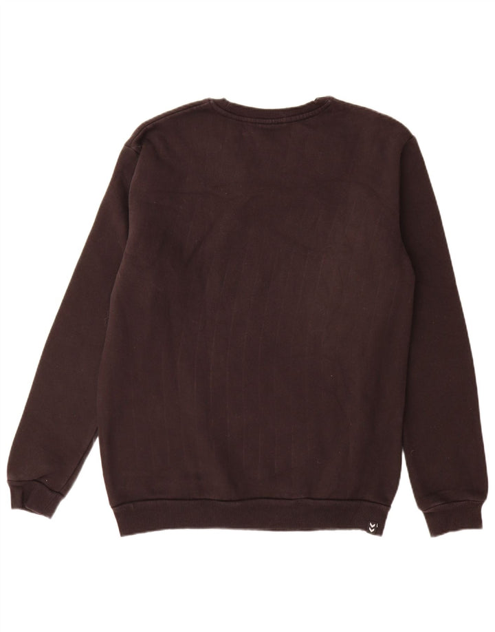 Hummel Herre Sweatshirt Jumper Lille Sort Bomuld