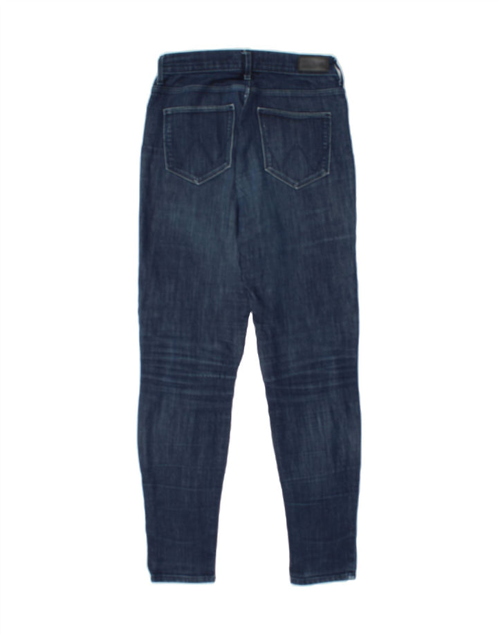 WRANGLER Womens High Rise Skinny Jeans W28 L28 Blue Polyester Vintage Wrangler and Second-Hand Wrangler from Messina Hembry 