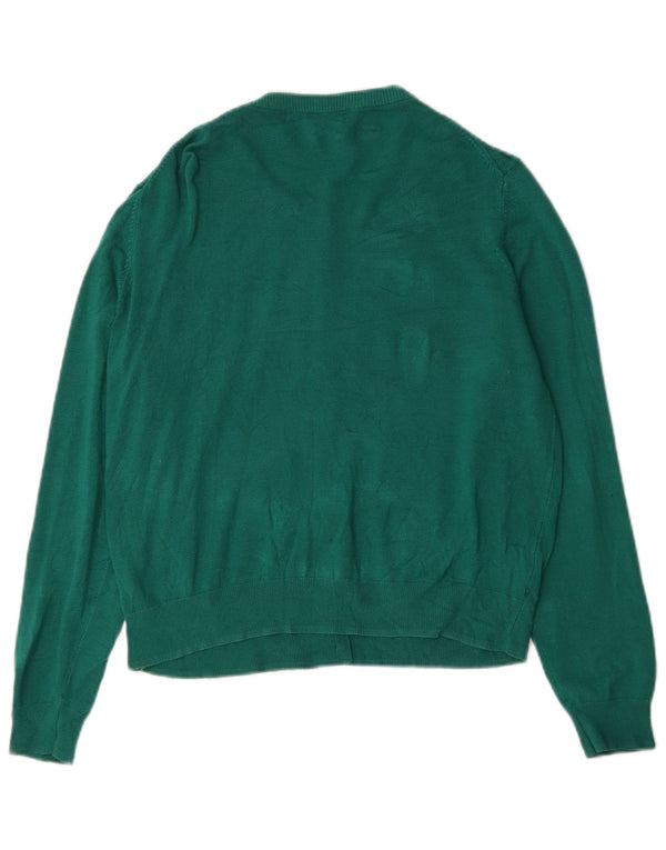 Marks & Spencer Dame Cardigan Sweater UK 16 Large Green Viscose
