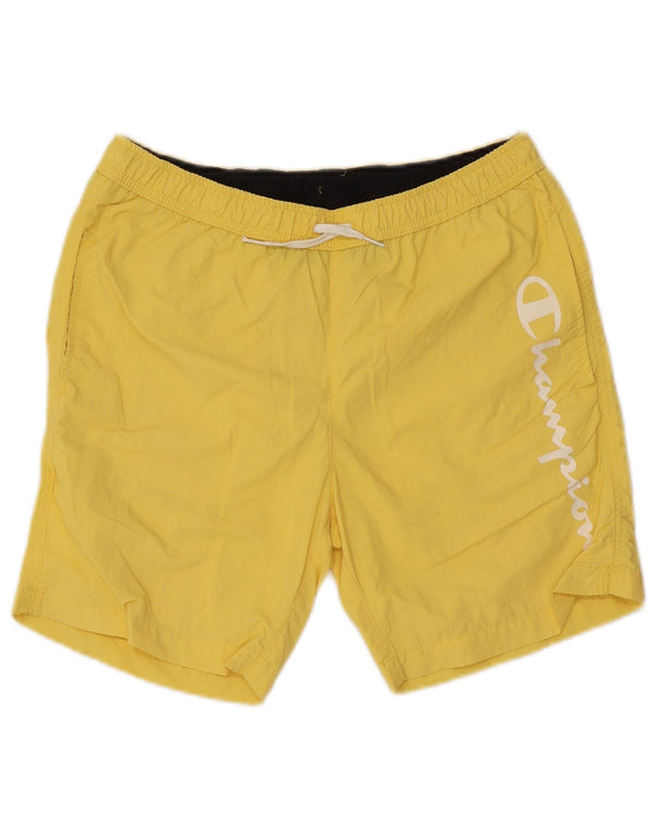 Champion drenge grafiske sportsshorts 15-16 år 2XL gul polyamid
