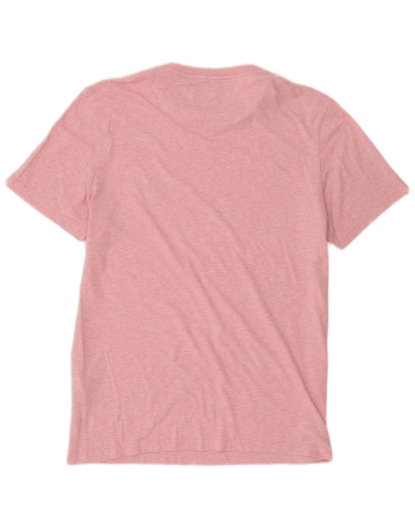Lyle & Scott Herre T-shirt Top Stor Pink Flecked Bomuld