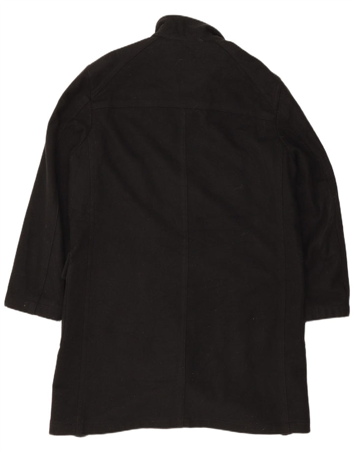 Rød af Valentino Herre Duffel Coat IT 50 Large Black Wool