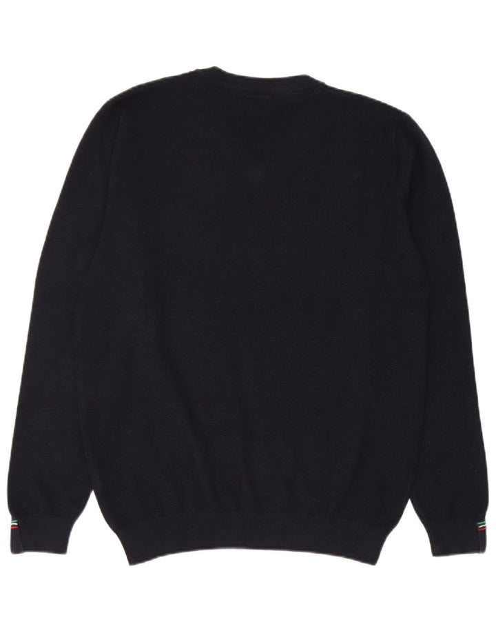 Avirex Herre V-hals sweater Medium Navy Blue Viscose