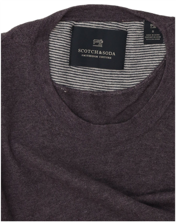 Scotch & Soda Herretrøje med rund hals, lille lilla