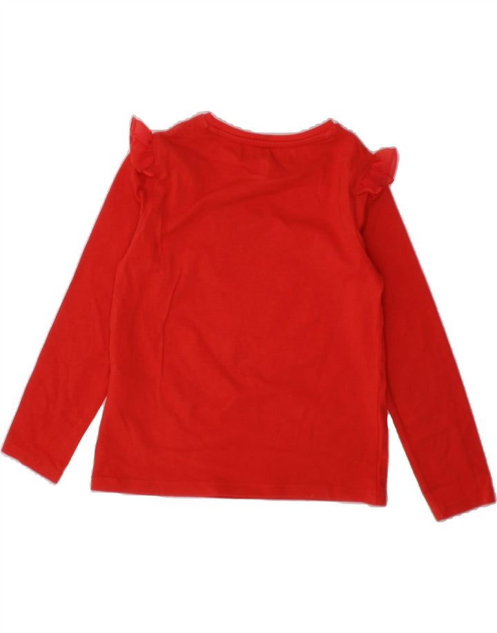 GUESS Girls Graphic Top Long Sleeve 3-4 Years Red Cotton Vintage Guess and Second-Hand Guess from Messina Hembry 