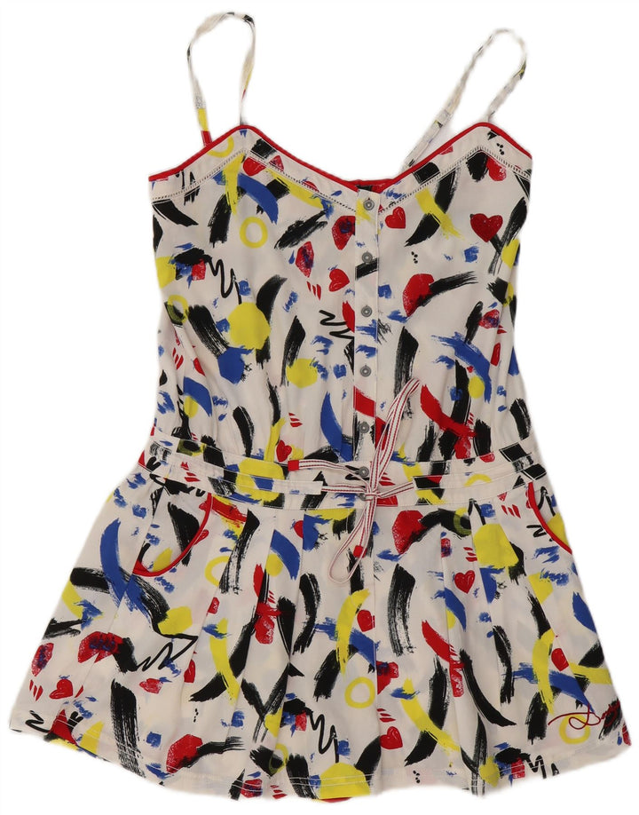 DESIGUAL Kvinders abstrakt mønster legedragt EU 38 Medium Flerfarvet