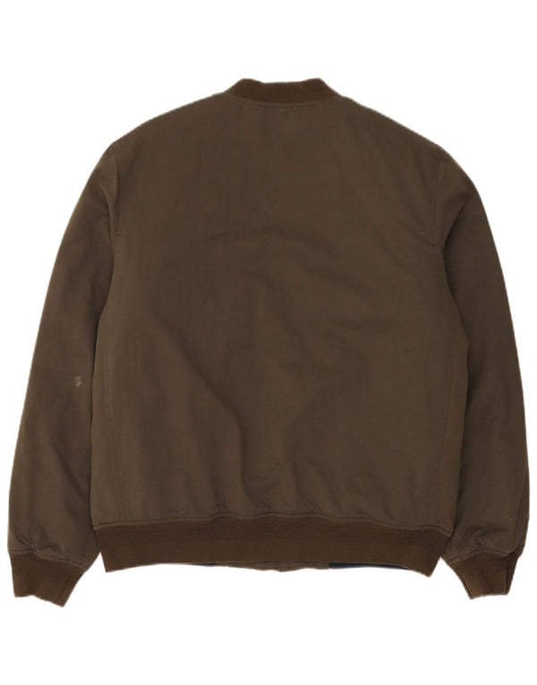 Jack Wills Bomberjakke til mænd UK 40 Stor Khaki Polyamid