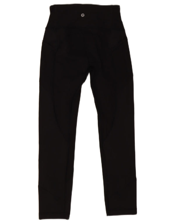 Lululemon Dame Capri Leggings US 4 Small Black