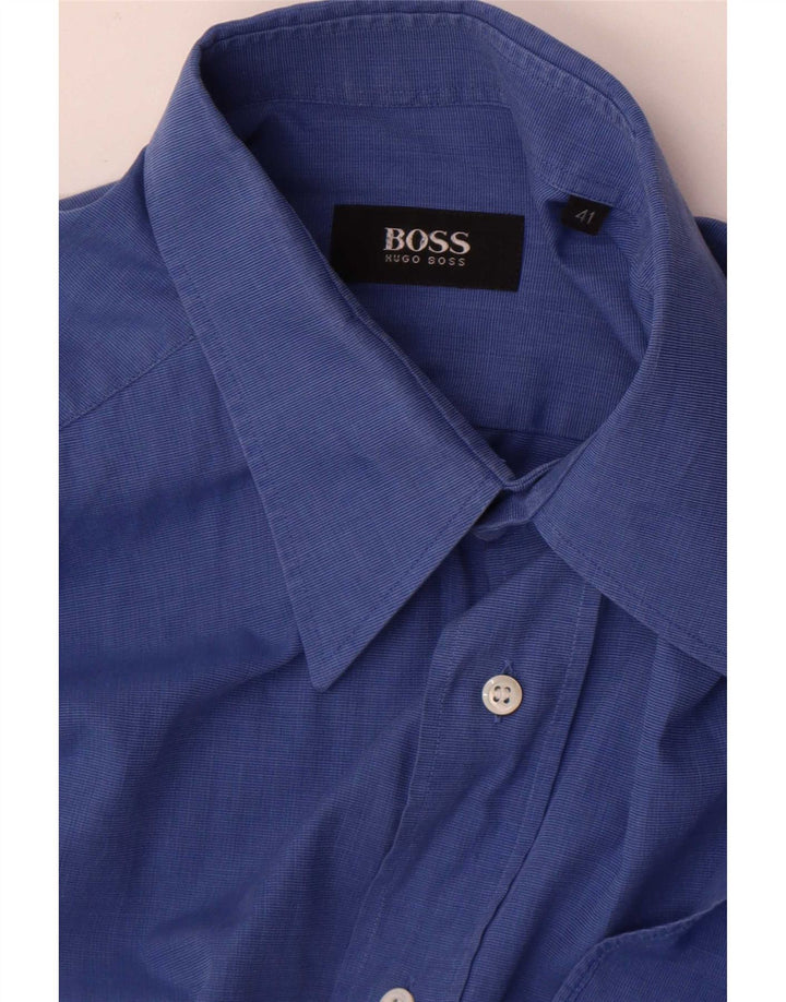 Hugo Boss Herreskjorte str. 41 Large Blå