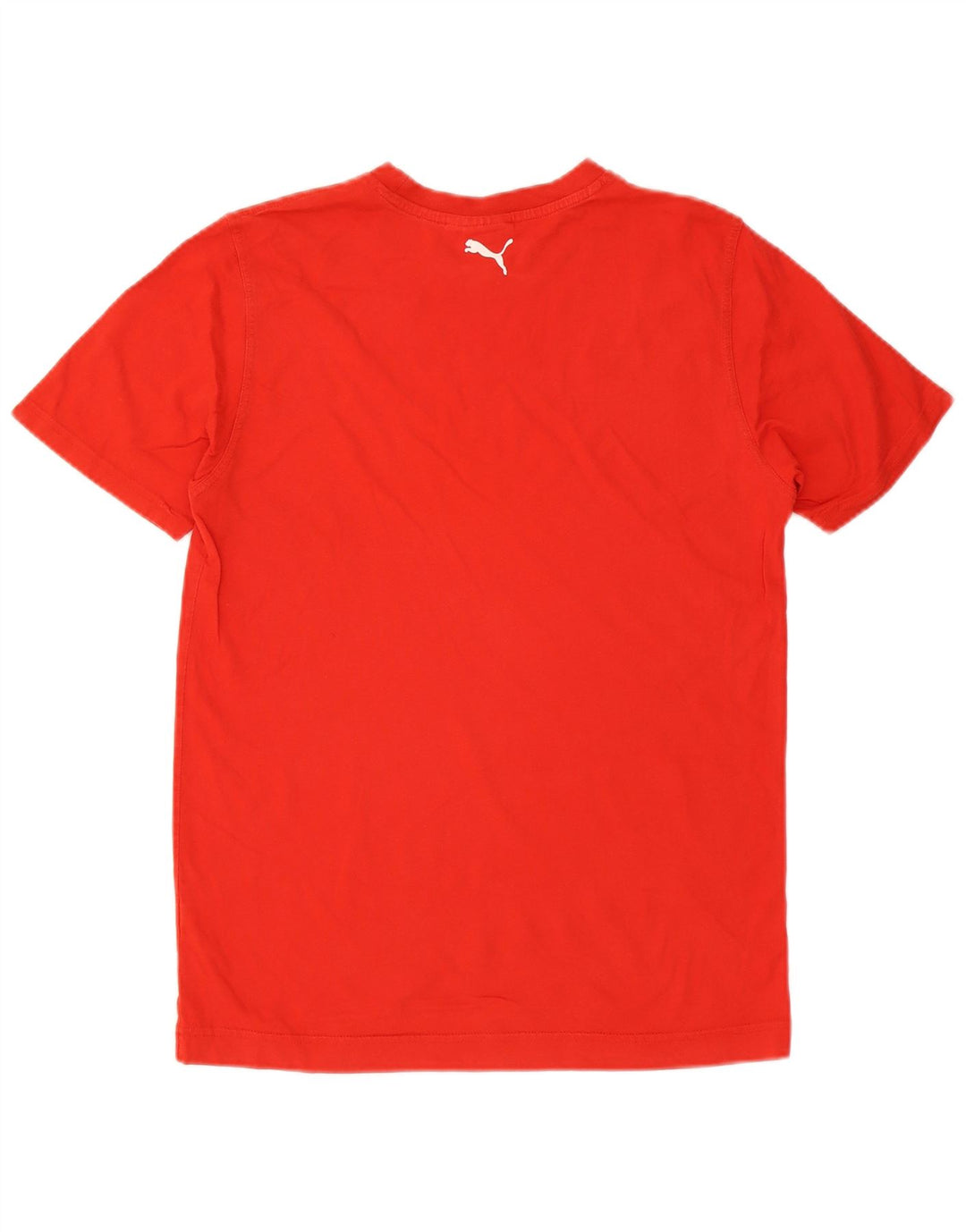 Puma Herre Grafisk T-Shirt Top Medium Rød