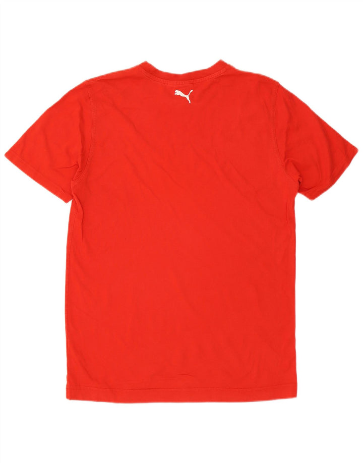 Puma Herre Grafisk T-Shirt Top Medium Rød
