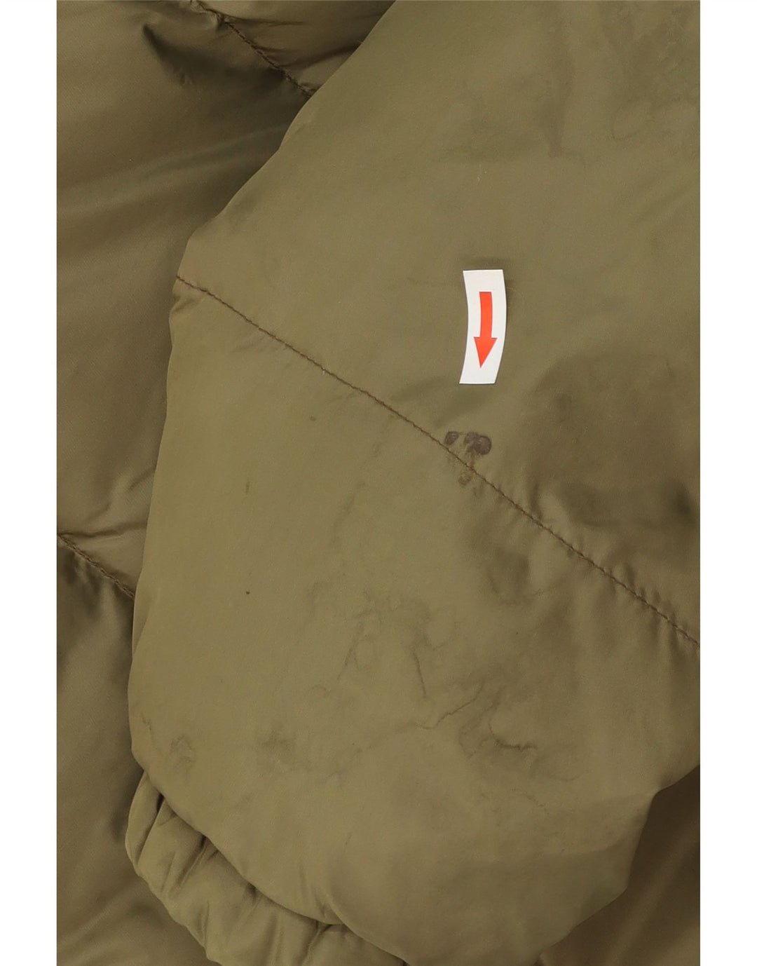 INVICTA Herre Loose Fit polstret jakke UK 38 Medium Khaki Polyamid