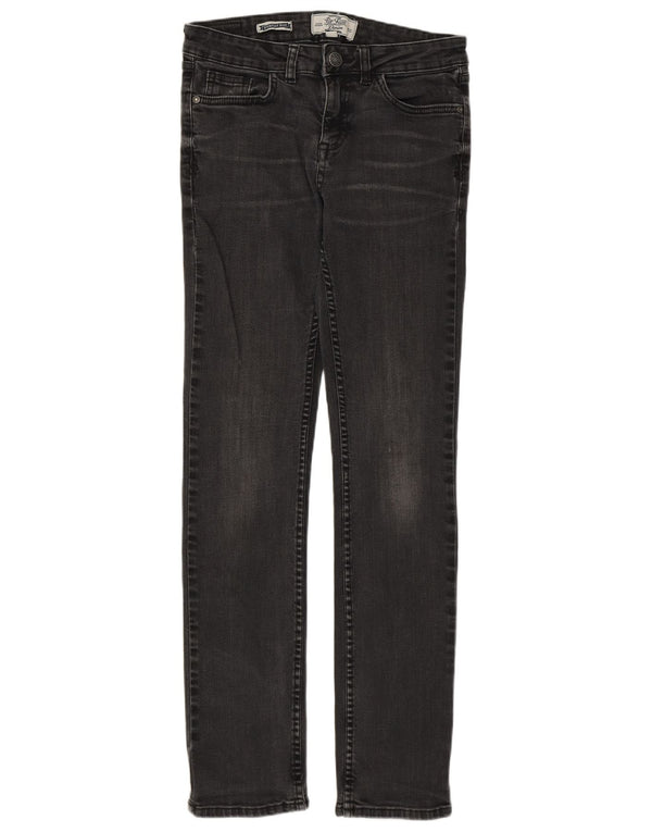 Fat Face Dame Slim Jeans UK 8 Small W27 L30 Grå