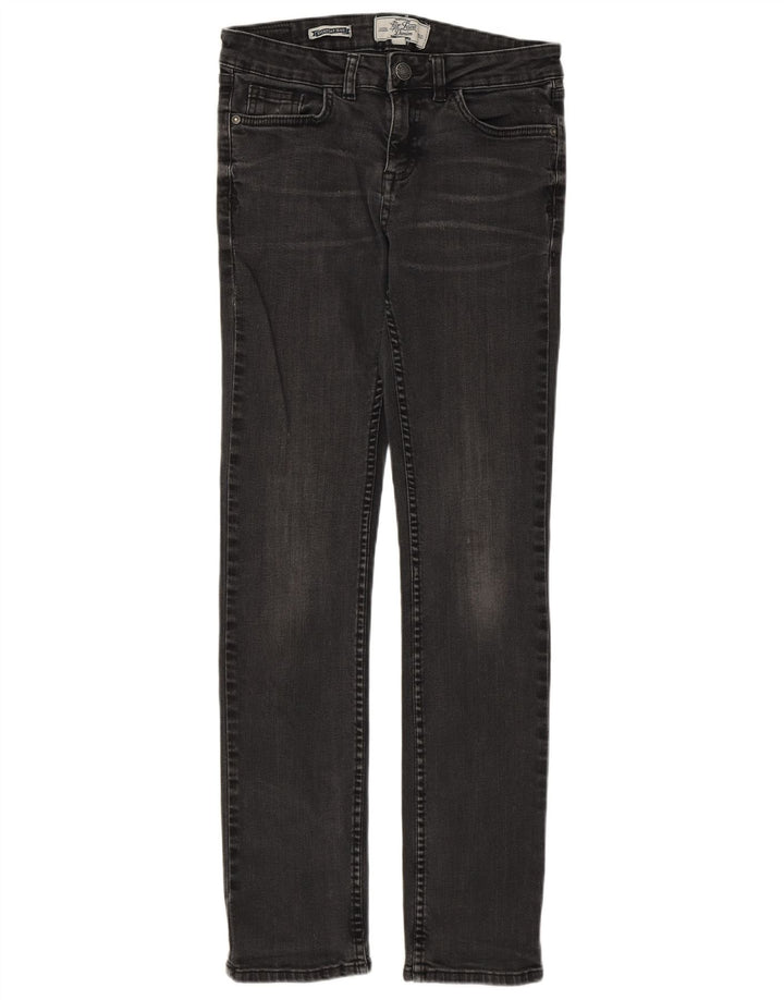 Fat Face Dame Slim Jeans UK 8 Small W27 L30 Grå