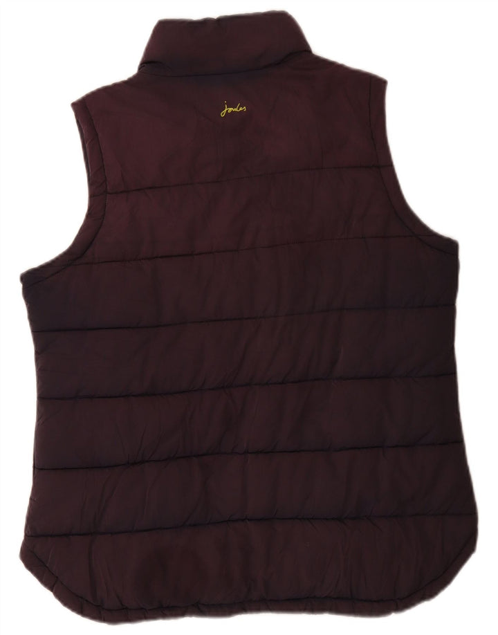 Joules Womens Polstret Gilet UK 14 Large Navy Blue Polyester