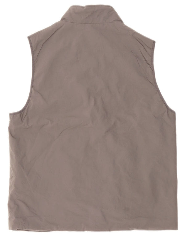 Zara Herre Gilet UK 40 Large Grå Polyester