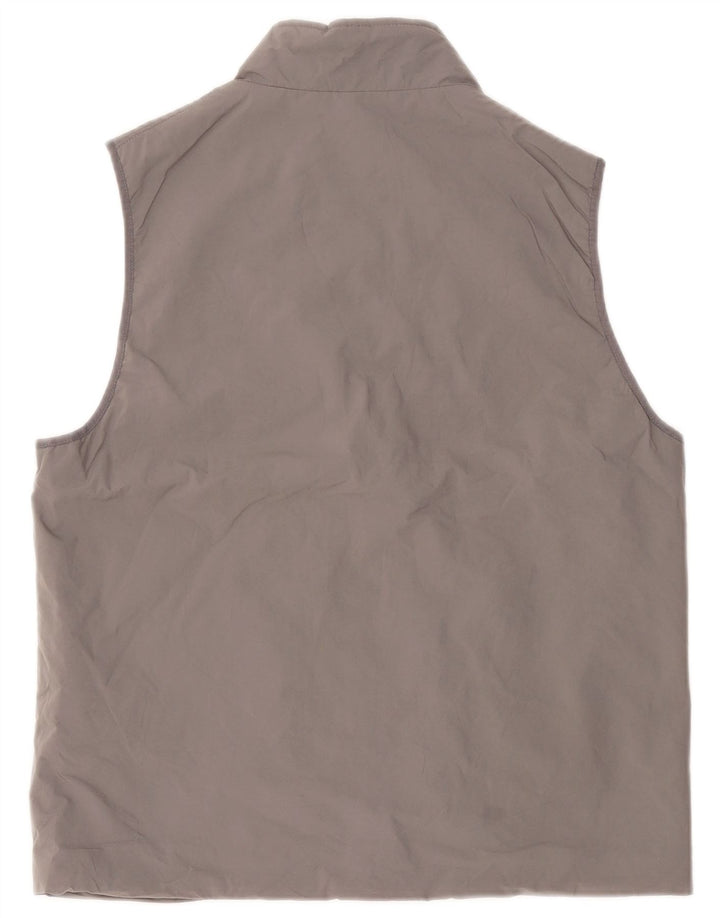 Zara Herre Gilet UK 40 Large Grå Polyester
