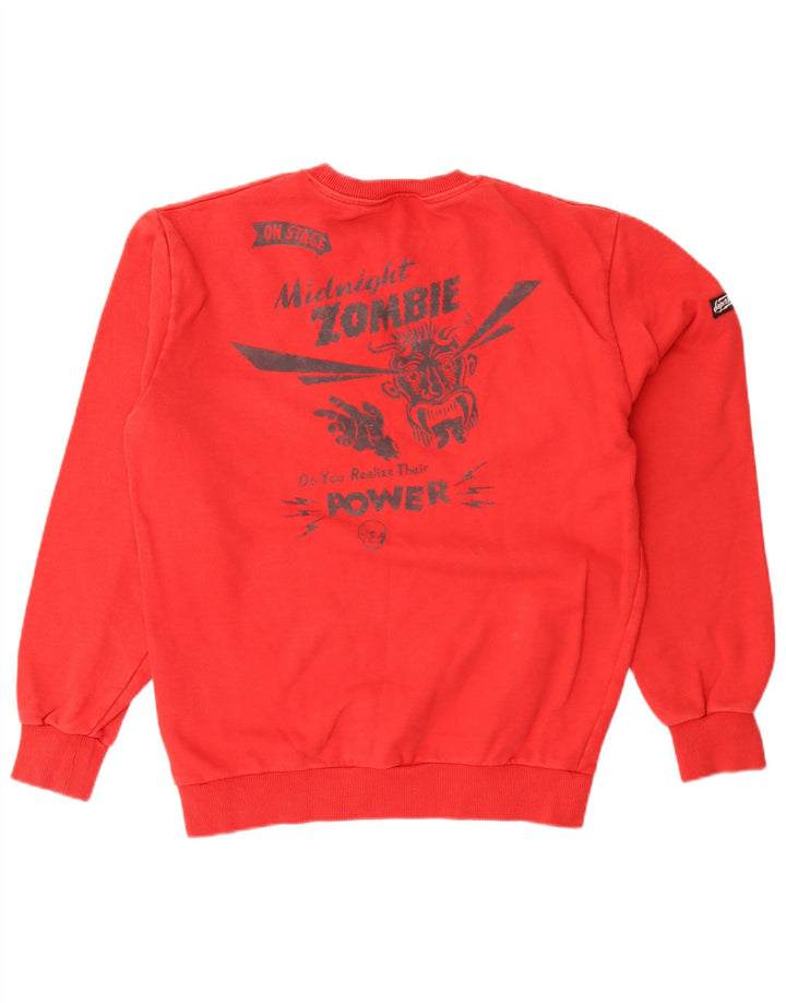 Superdry grafisk sweatshirt til mænd, medium rød