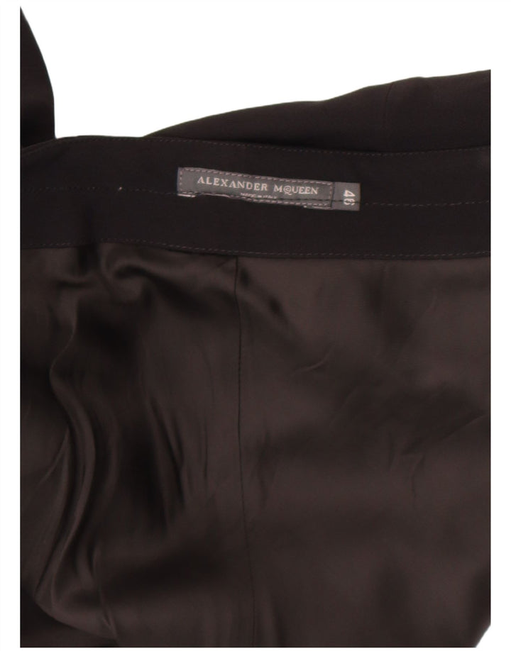 Alexander Mcqueen Dame A-Line Nederdel IT 46 Large W34 L25 Sort Klassisk