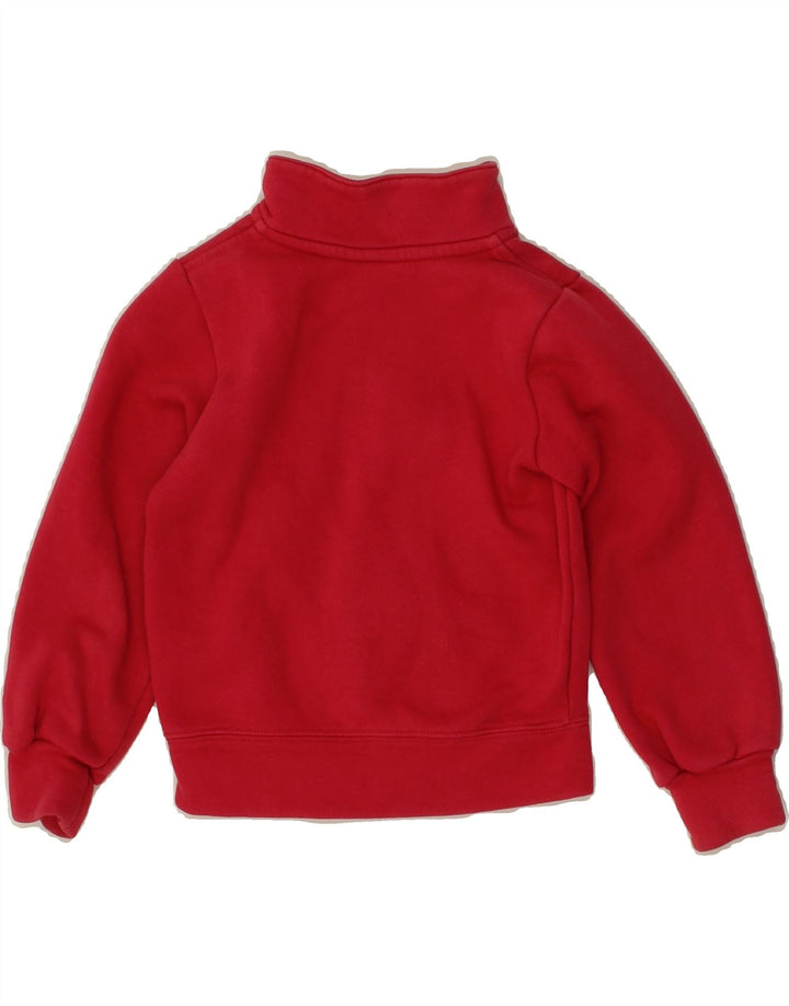 NIKE Girls Graphic Tracksuit Top Jacket 5-6 Years Medium Red Cotton Vintage Nike and Second-Hand Nike from Messina Hembry 