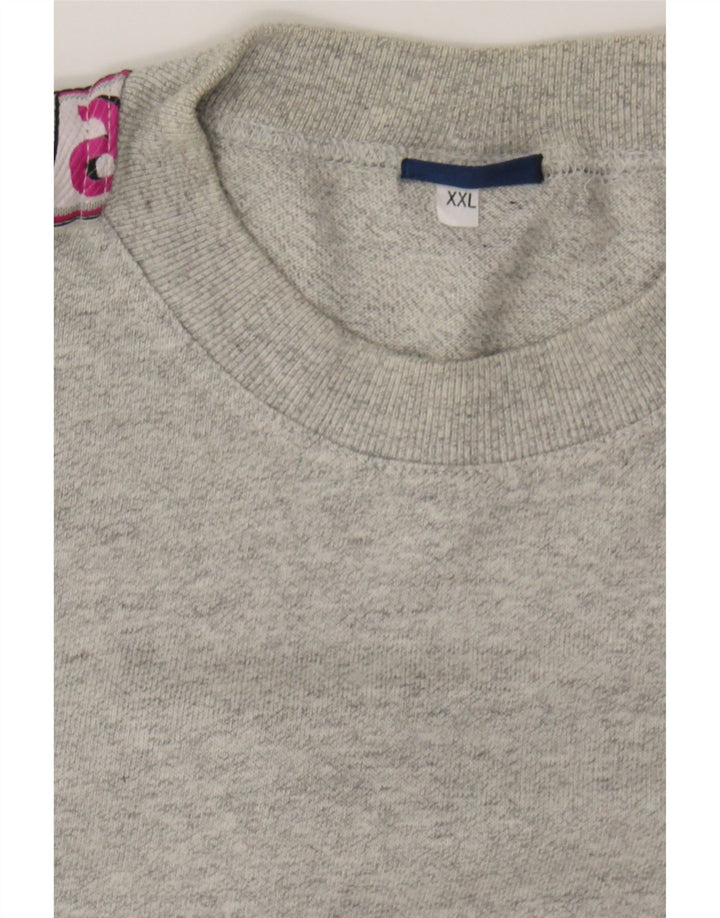 ASICS Womens Graphic 2 Piece Set UK 20 2XL Grey Cotton Vintage Asics and Second-Hand Asics from Messina Hembry 