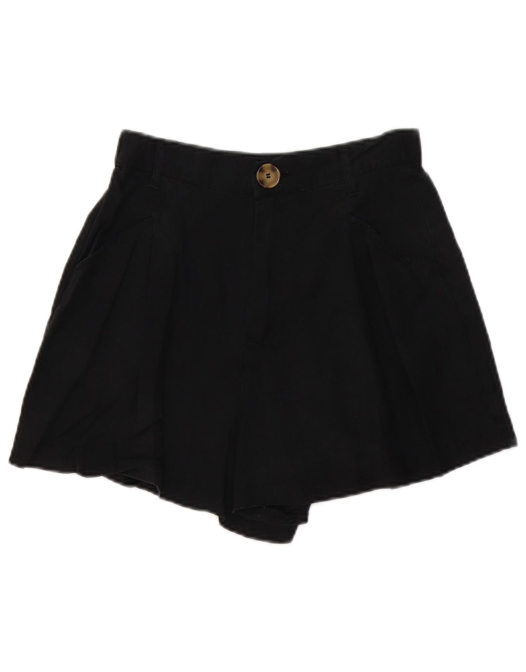 Zara Womens High Waist Hot Pants XS W24 Sort