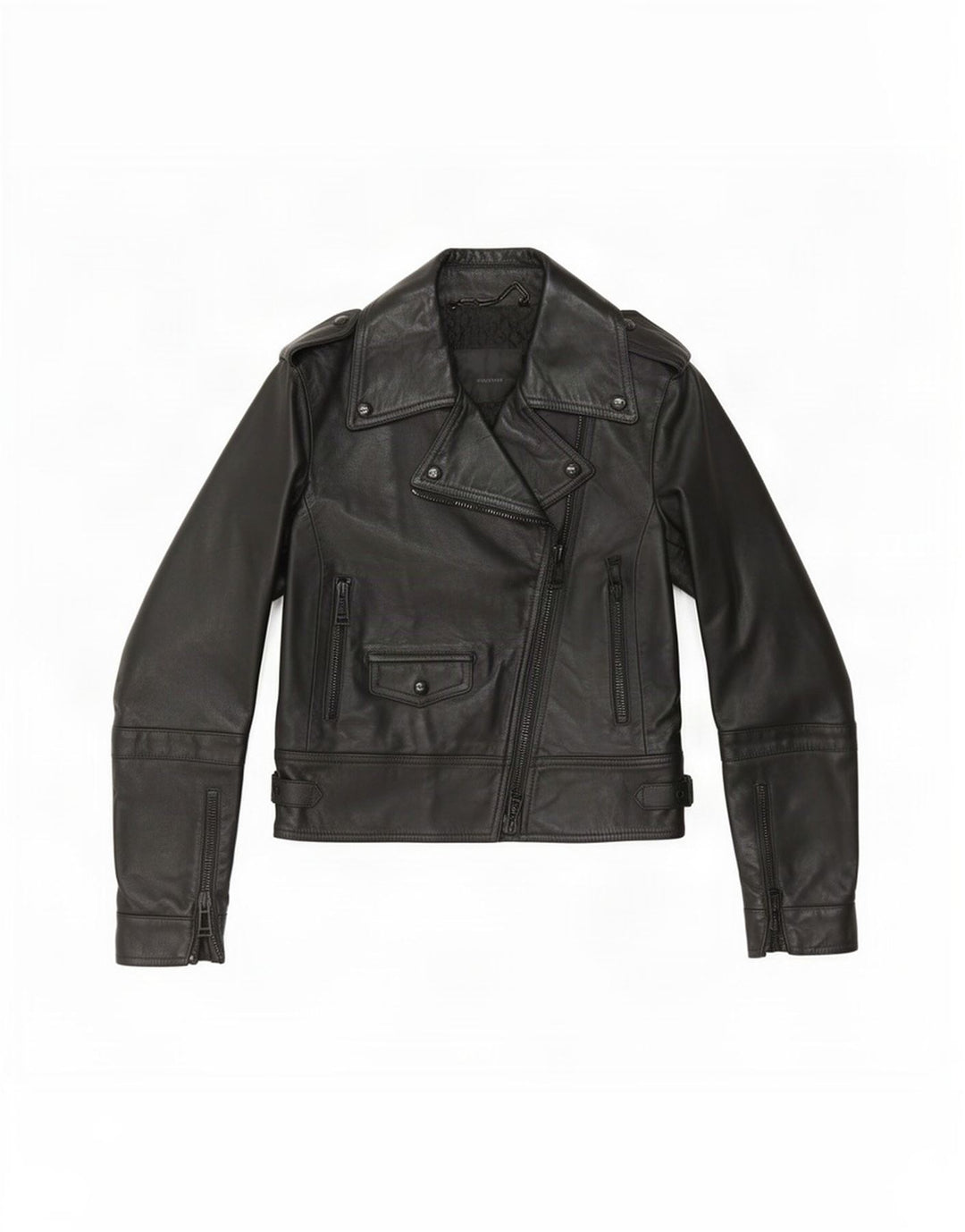 Belstaff Bikerjakke i læder til kvinder IT 38 XS Sort
