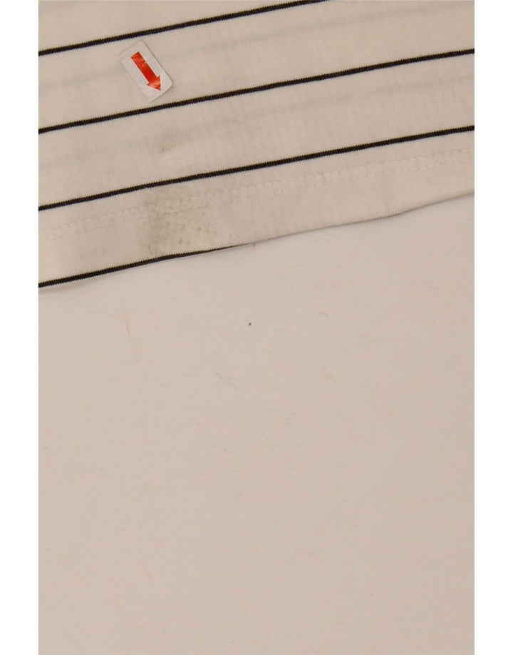 LEVI'S Mens T-Shirt Medium White Striped