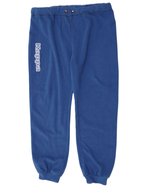 Kappa Herre grafisk fleece træningsdragt Bukser Joggers UK 18 XL Blå