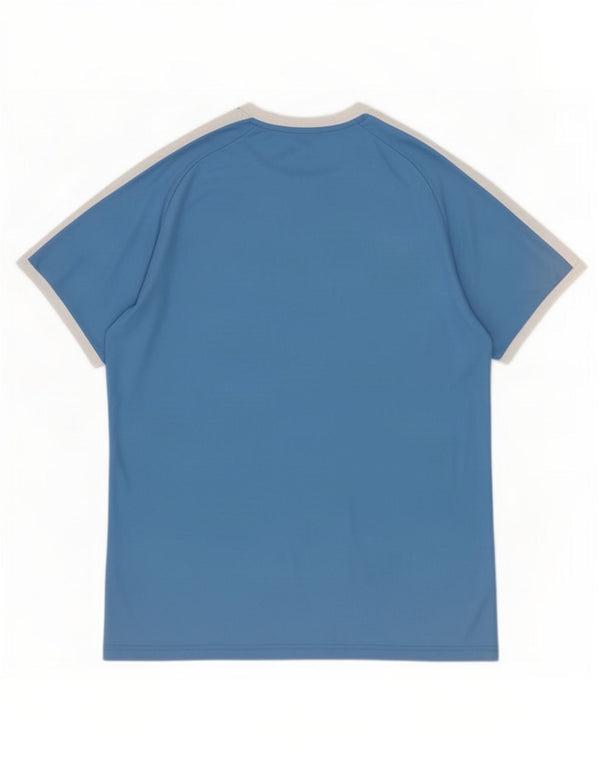 Puma Herre T-Shirt Top Stor Blå Colourblock Polyester