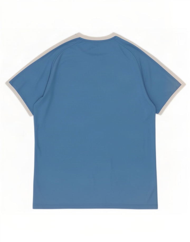Puma Herre T-Shirt Top Stor Blå Colourblock Polyester