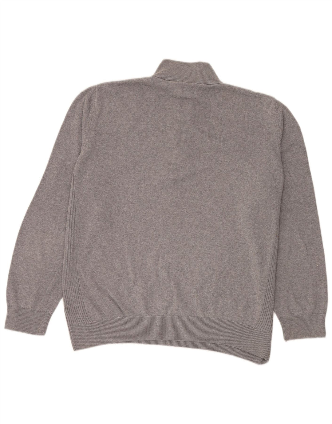Barbour Herre Zip Neck Jumper Sweater XL Grå Bomuld