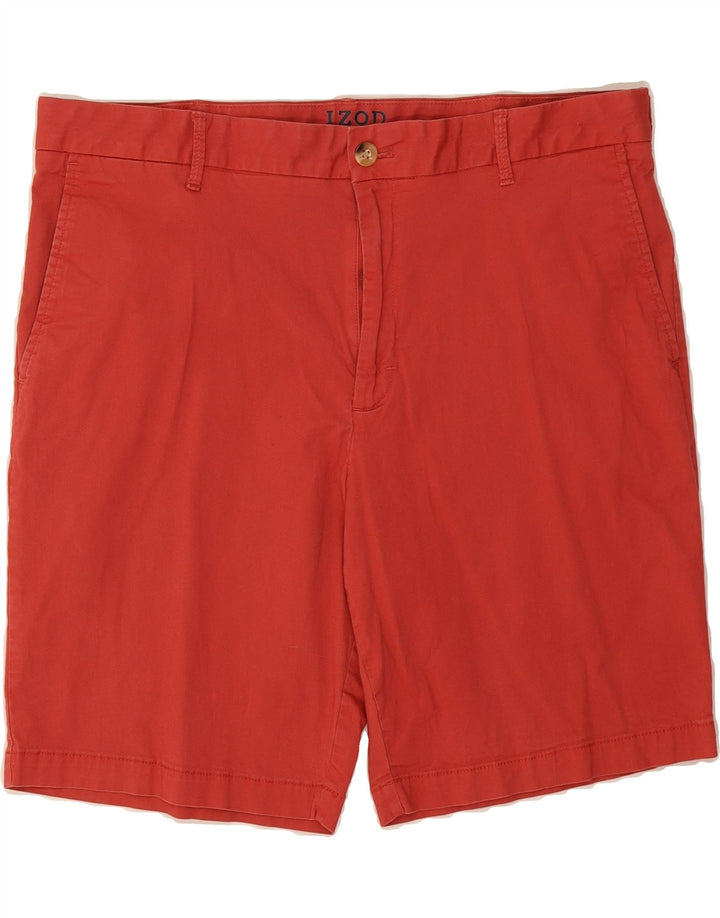 IZOD Mens Chino Shorts W38 XL Red Cotton Vintage Izod and Second-Hand Izod from Messina Hembry 