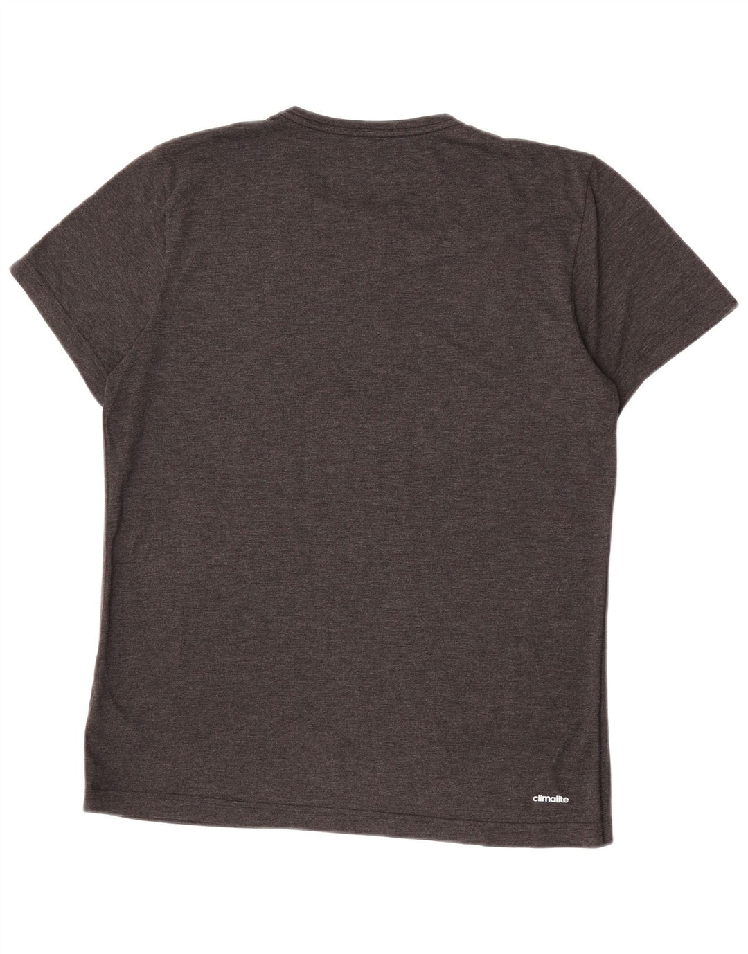 Adidas Herre Climalite T-Shirt Top Stor Grå Polyester