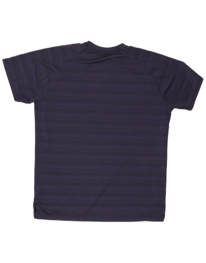 Puma herre T-shirt top XL marineblå stribet