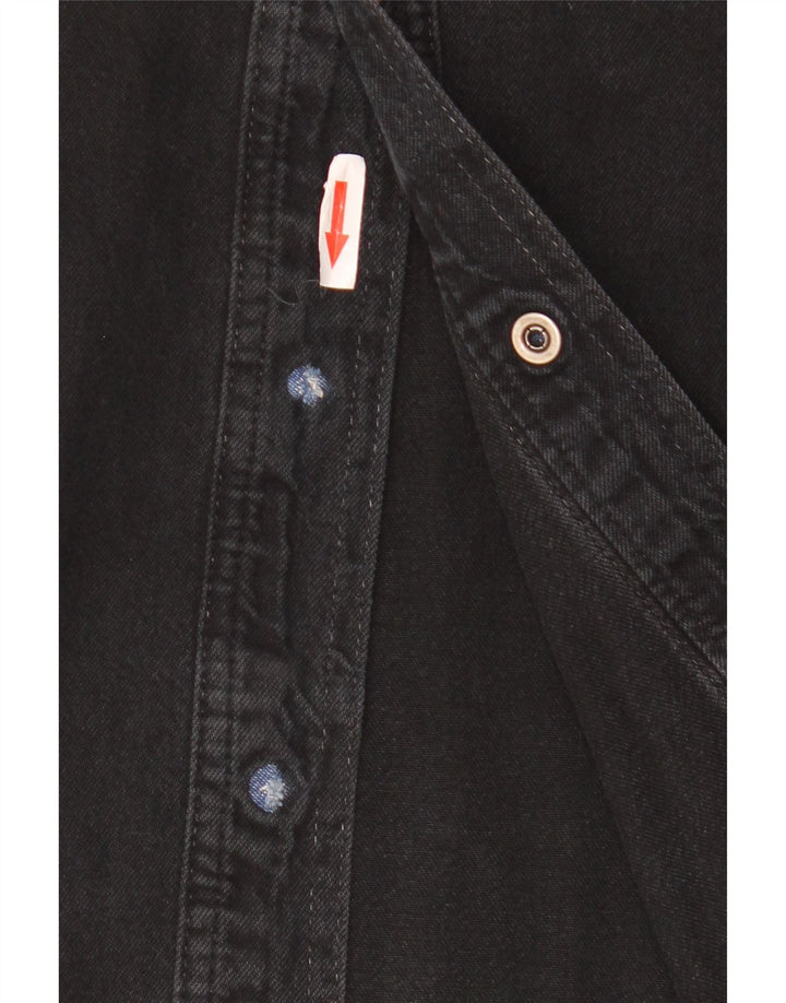 Roy Rogers Herre Denim Shirt XL Sort