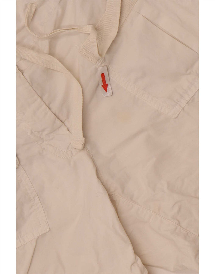 Tænk Pink Dame Cargo Shorts W30 Medium White Bomuld