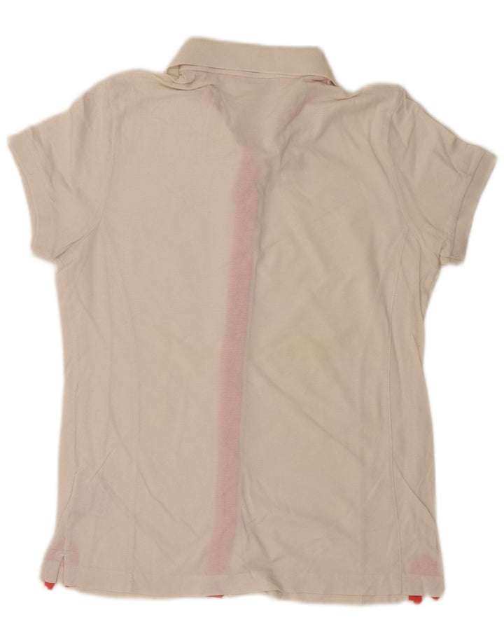 Champion Kortærmet skjortebluse til kvinder UK 14 Medium White Bomuld
