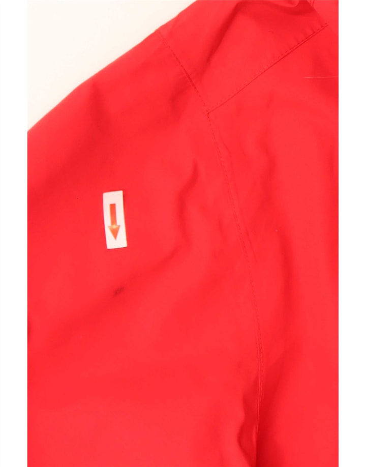 Bailo Dame Hætte Oversized regnjakke UK 14 Medium Rød Polyamid