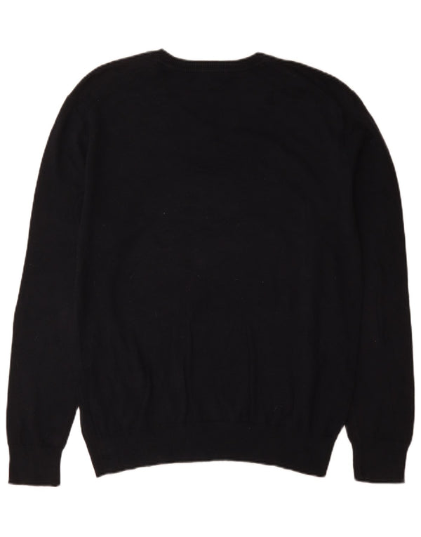 Gap Herre V-hals sweater Medium Marineblå Bomuld