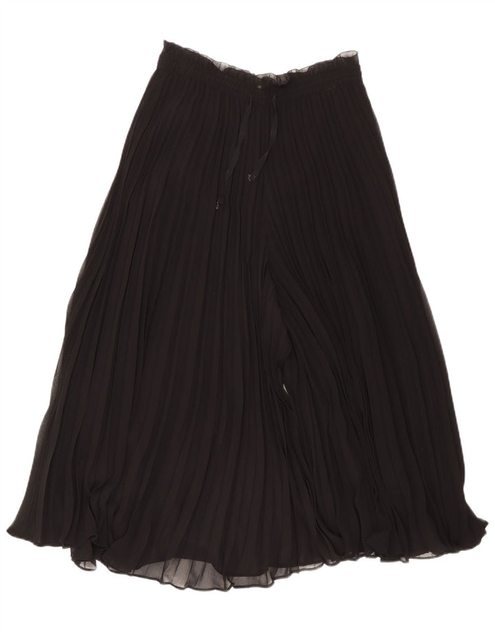 Zara Dame Culottes Bukser XS W24 L14 Sort Polyester