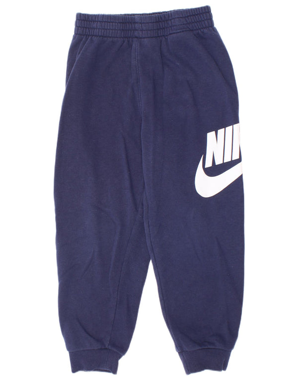 Nike Boys Grafisk træningsdragt Bukser Joggers 5-6 år Medium Navy Blue