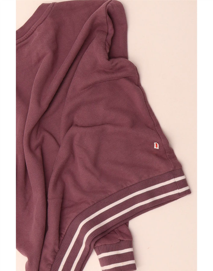 FILA Mens Sweatshirt Jumper Small Maroon Cotton