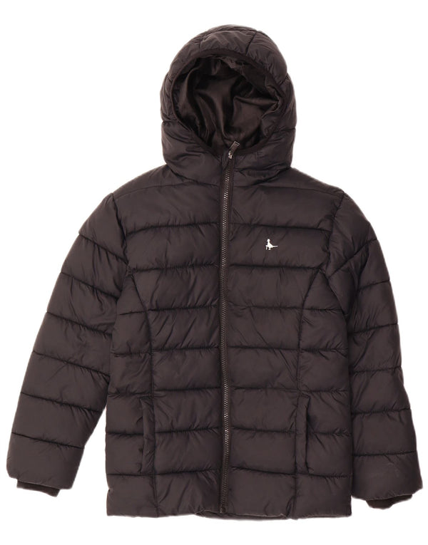 Jack Wills drenge hættepolstret jakke 9-10 år sort polyamid