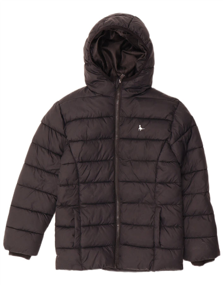 Jack Wills drenge hættepolstret jakke 9-10 år sort polyamid