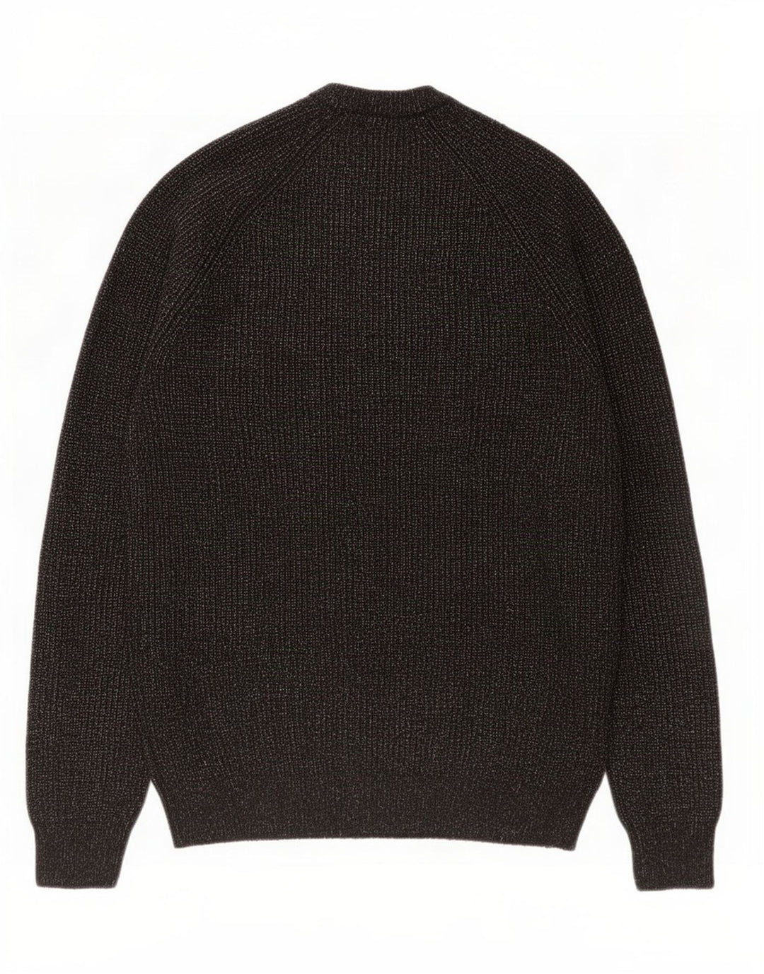 Marks & Spencer Herre sweater med rund hals, medium sort flækket