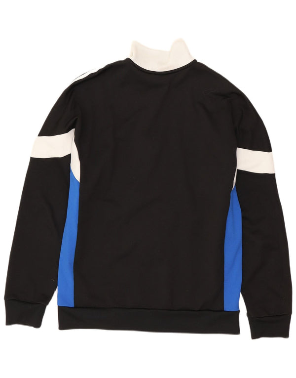 ADIDAS Træningsdragt til drenge Topjakke 13-14 år Sort Colourblock Polyester