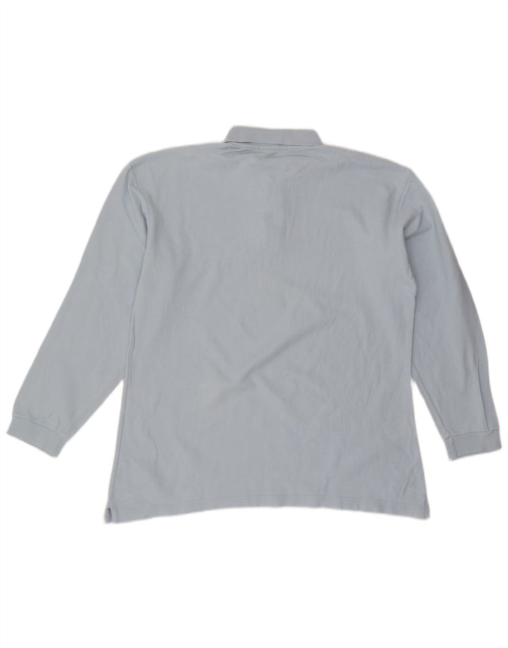 FILA Langærmet poloshirt til mænd, stor blå